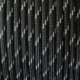 Paracord Farbe Reflektor Schwarz für handgefertigte Hundehalsbänder